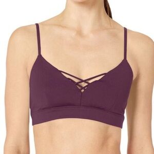 ALO Yoga purple interlace bra, size S